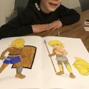 LIVRE COLORIAGE GLADIATEURS
